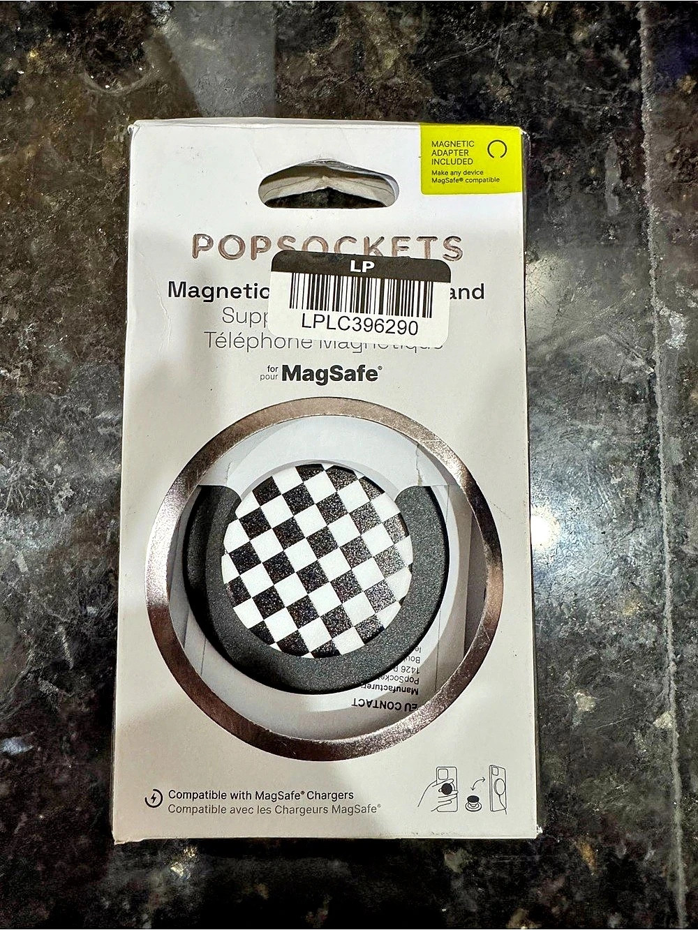 PopSockets Magnetic PopGrip for MagSafe Checkered MagSafe Phone Grip NWT